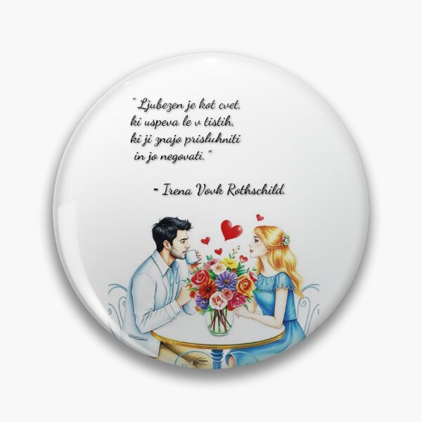 Item preview, '' LJUBEZEN JE KOT CVET ''. designed and sold by Irena Vovk Rothschild's ONLINE SHOP.