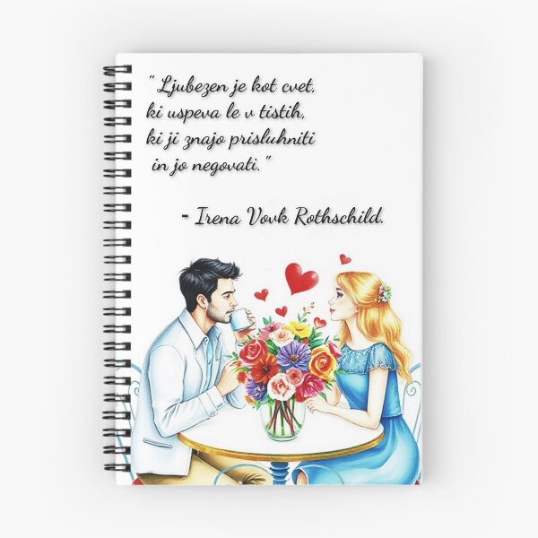 Item preview, '' LJUBEZEN JE KOT CVET ''. designed and sold by Irena Vovk Rothschild's ONLINE SHOP.