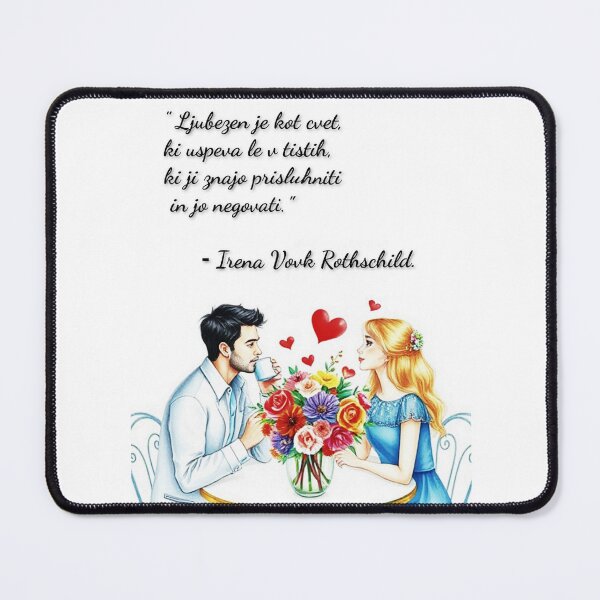 Item preview, '' LJUBEZEN JE KOT CVET ''. designed and sold by Irena Vovk Rothschild's ONLINE SHOP.