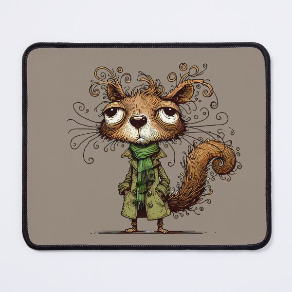 Item preview, Squirrel in a Green Trenchcoat designed and sold by FrozenRoscoe.