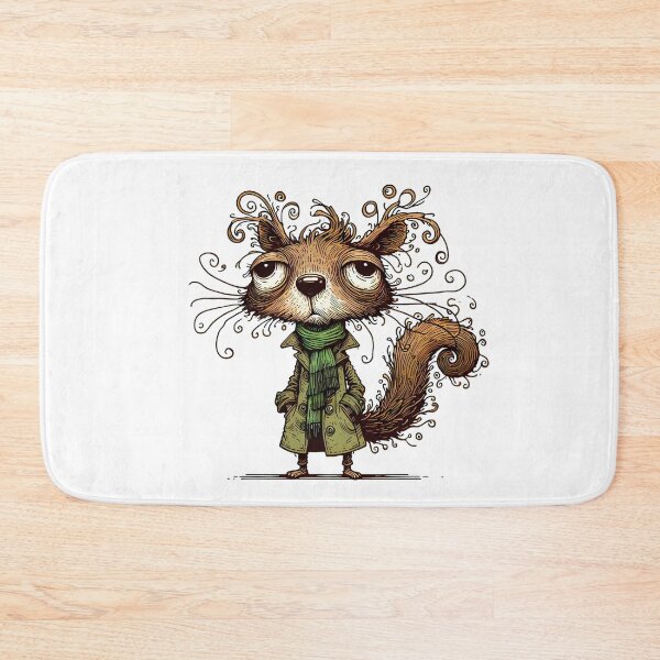 Item preview, Squirrel in a Green Trenchcoat  designed and sold by FrozenRoscoe.