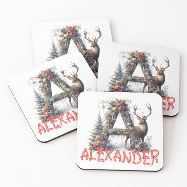 Item preview, Name Alexander. My name is Alexander. Christmas initial. designed and sold by MagelliShop.