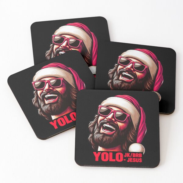 Item preview, YOLO JK BRB Jesus designed and sold by plushism.