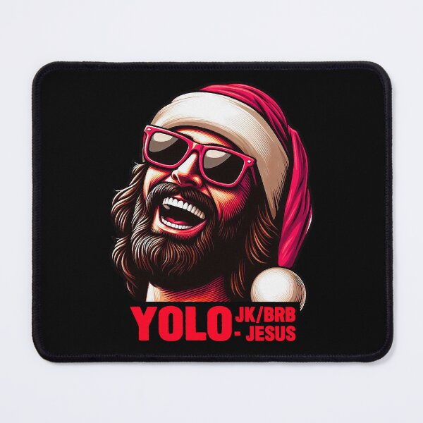 Item preview, YOLO JK BRB Jesus designed and sold by plushism.