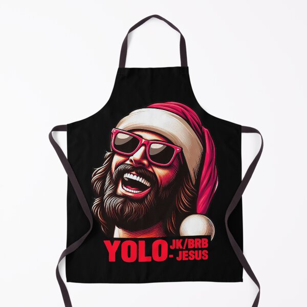 Item preview, YOLO JK BRB Jesus designed and sold by plushism.