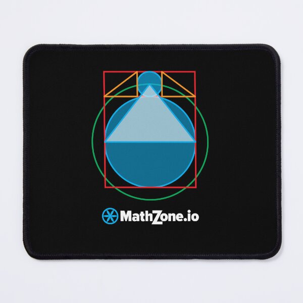 Item preview, The Math Zone Squaring The Circle Math Art designed and sold by JDL-Studio.