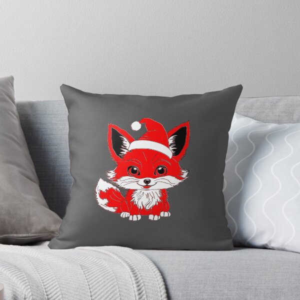 Item preview, Adorable fox in Santa Hat Holiday Art designed and sold by 4rpixs.
