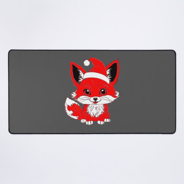 Item preview, Adorable fox in Santa Hat Holiday Art designed and sold by 4rpixs.