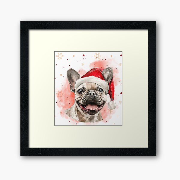 Item preview, Funny Dog Christmas- Merry Christmas, Brown French-Bulldog Pet  designed and sold by vallass.