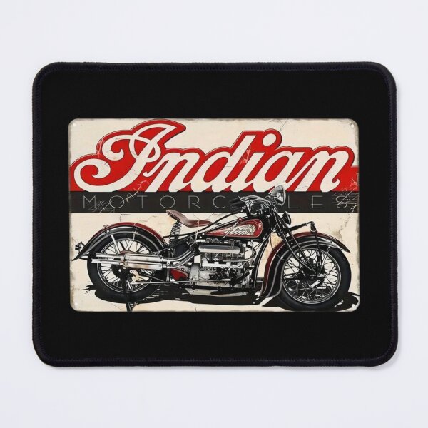 Artikelvorschau, Indian Motorcycle Vintage Sign entworfen und verkauft von FutureTraveller.