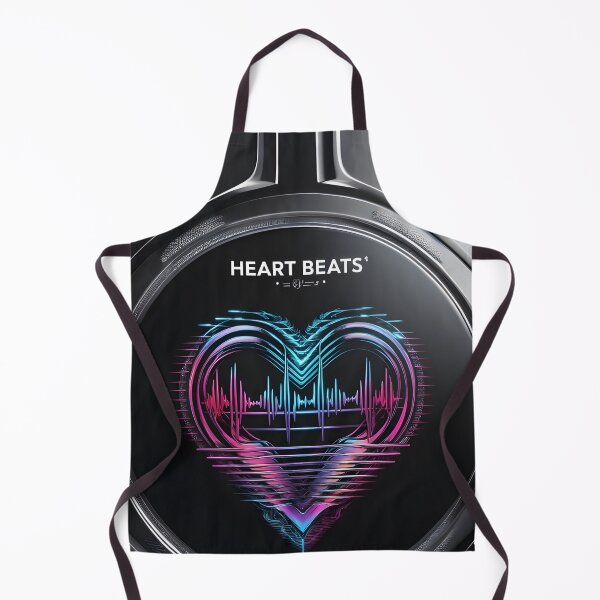 Item preview, Heart Beats - Vibrant Soundwave Heart Design by LaLi Designs designed and sold by LaLi-Designs.
