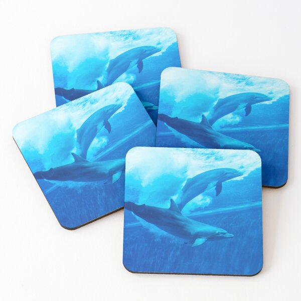 Item preview, Dolphins couple swimming in aquarium. Blue light, underwater designed and sold by Paolo Modena Photography    -   Fine Italian Art.