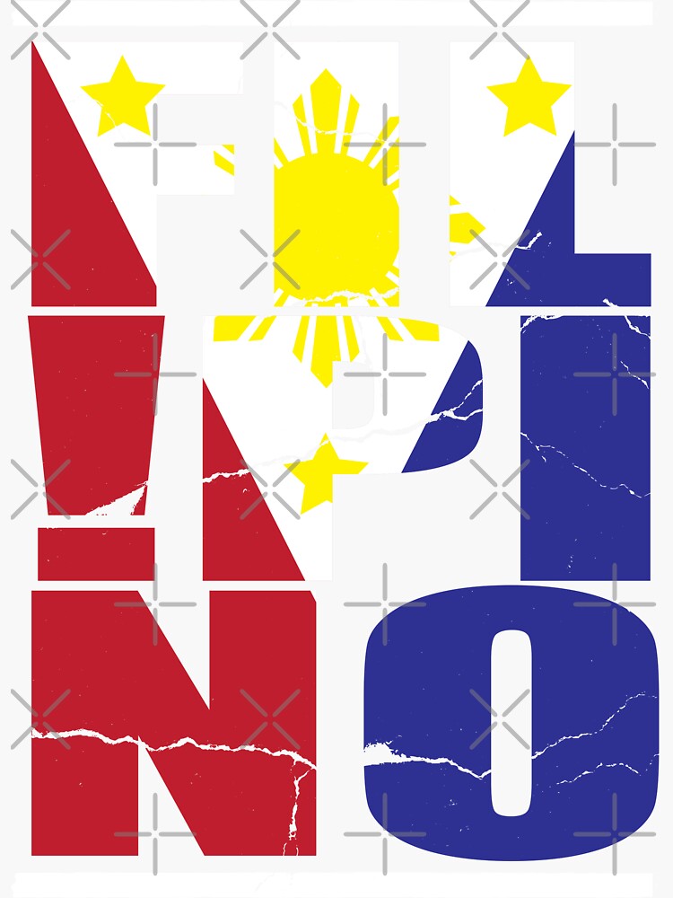 Filipino Flag Pilipino Pride Sticker By Kimwellrena Redbubble