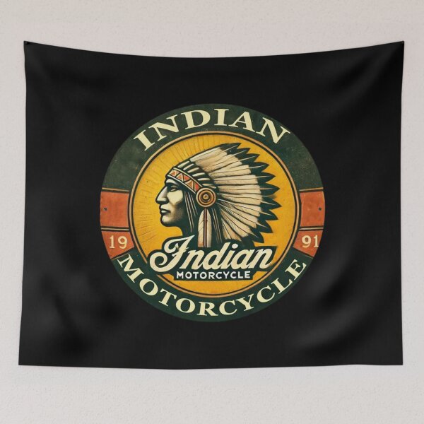 Item preview, Indian Motorcycle Vintage Sign designed and sold by FutureTraveller.