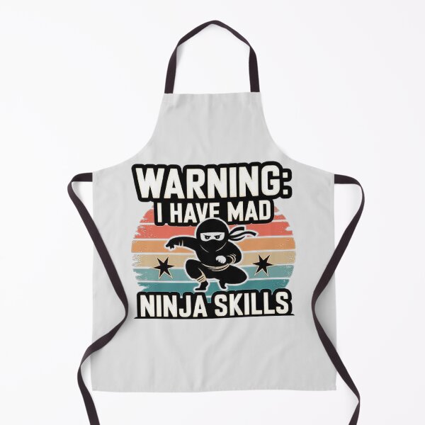 Item preview, WARNING: I HAVE MAD NINJA SKILLS-Ninja Skills Design for Dynamic and Energetic Personalities designed and sold by love3617.