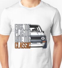 Golf 1 MK1 & quot; Fuck the Plastic & quot; Unisex T-Shirt