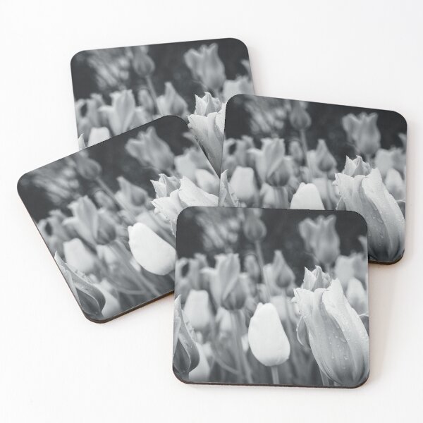 Item preview, This striking monochrome image highlights the delicate beauty of tulips designed and sold by EyezWatchin.