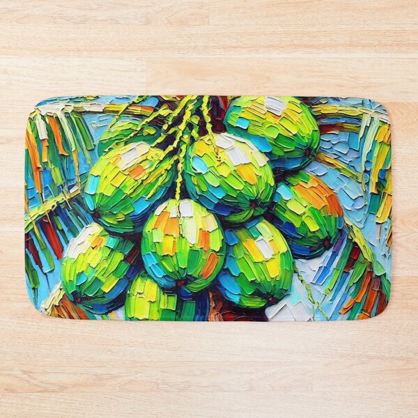 Item preview, Colorful Coconut Palm Tree in Abstract Tropics designed and sold by ChrisButler.