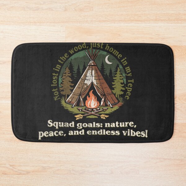 Item preview, not lost in the wood, just home in my Tepee designed and sold by Eyanosa Native Design.