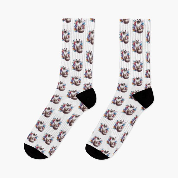 Item preview,  Watercolor Balinese Cat designed and sold by printmala.