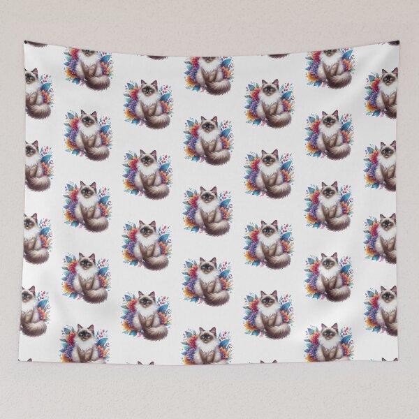 Item preview,  Watercolor Balinese Cat designed and sold by printmala.