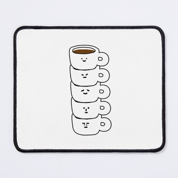 Item preview, five cups of coffee designed and sold by superbaechoo.