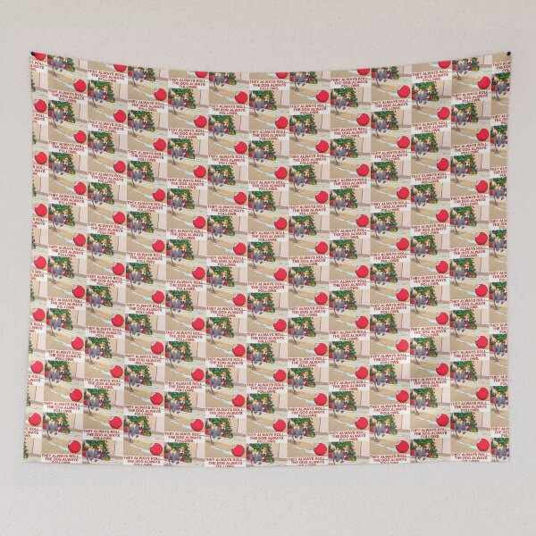 Item preview, They Always Roll Dog Always Follows Christmas designed and sold by KhutsDesigns.
