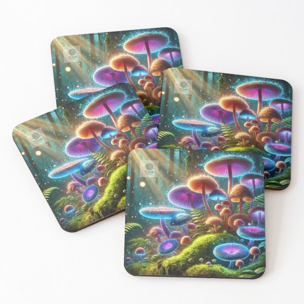 Item preview, Glowing Fungi of Mystical Realms designed and sold by Te-Ane.