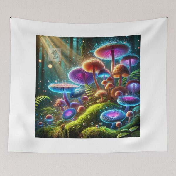 Item preview, Glowing Fungi of Mystical Realms designed and sold by Te-Ane.