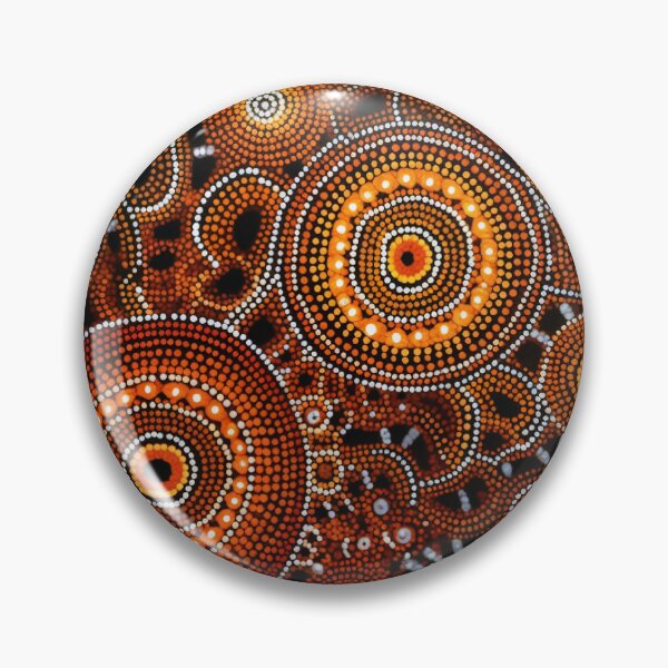 Item preview, Aboriginal Inspired Dot Art - Native Lands designed and sold by GrinGalore.