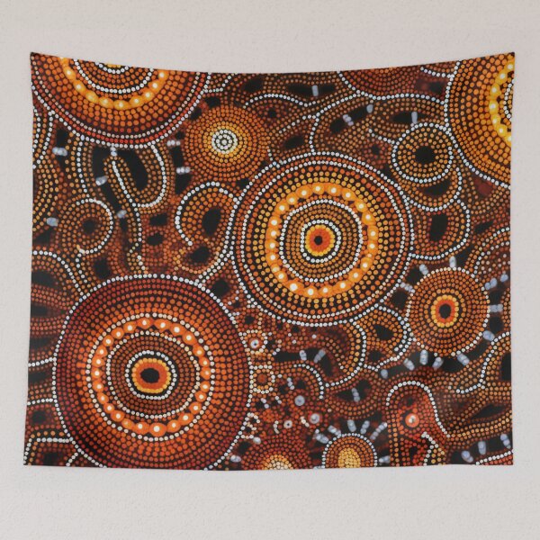 Item preview, Aboriginal Inspired Dot Art - Native Lands designed and sold by GrinGalore.