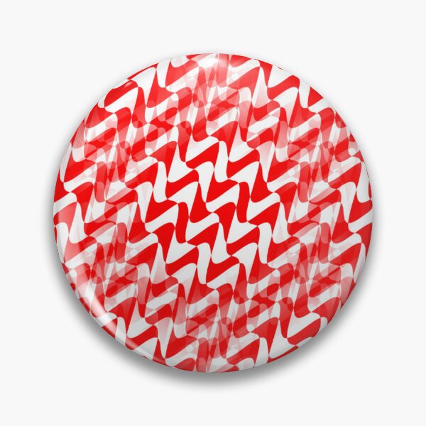 Item preview, Abstract Red & White Distorted Candycane Fractal 3 designed and sold by SXW Designs.