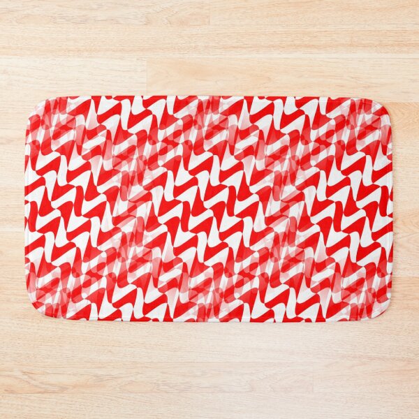 Item preview, Abstract Red & White Distorted Candycane Fractal 3 designed and sold by SXW Designs.