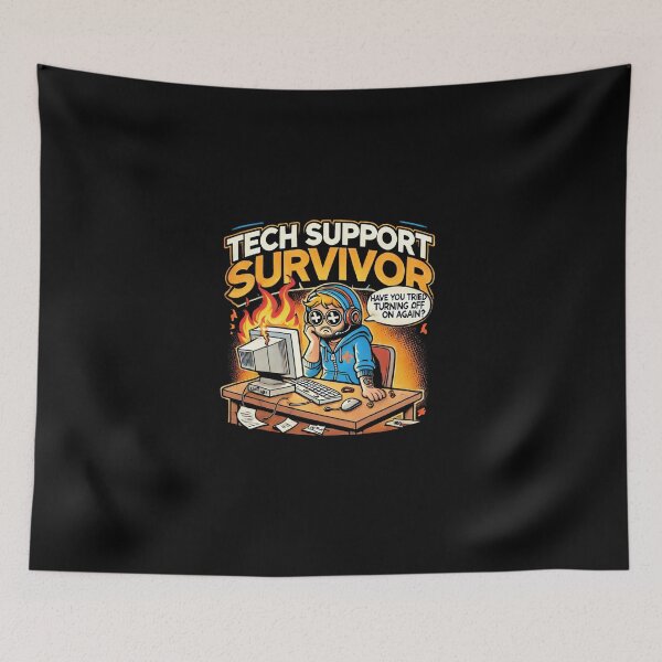 Item preview, Tech Support Survivor designed and sold by Anupios.