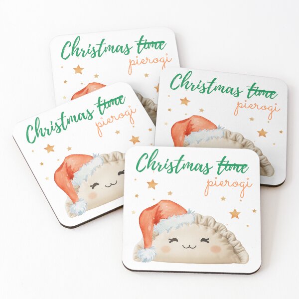 Item preview, Christmas Pierogi With Santa Hat designed and sold by JustCrazyPigeon.