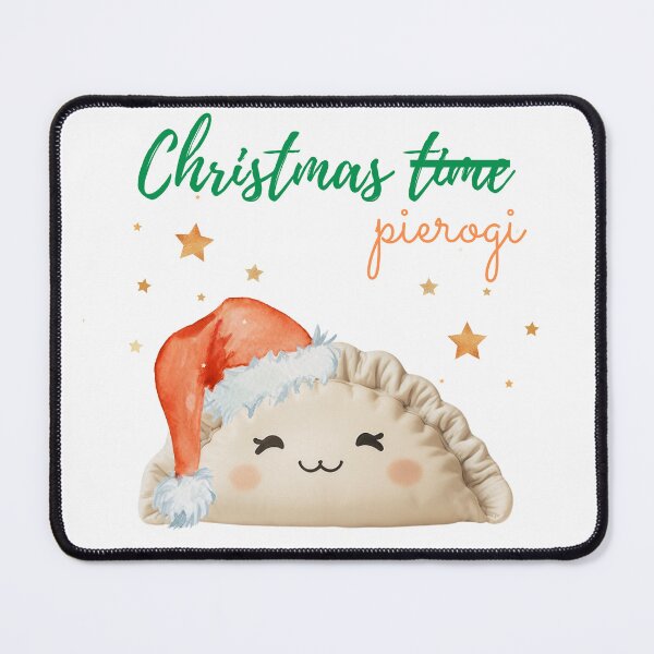 Item preview, Christmas Pierogi With Santa Hat designed and sold by JustCrazyPigeon.