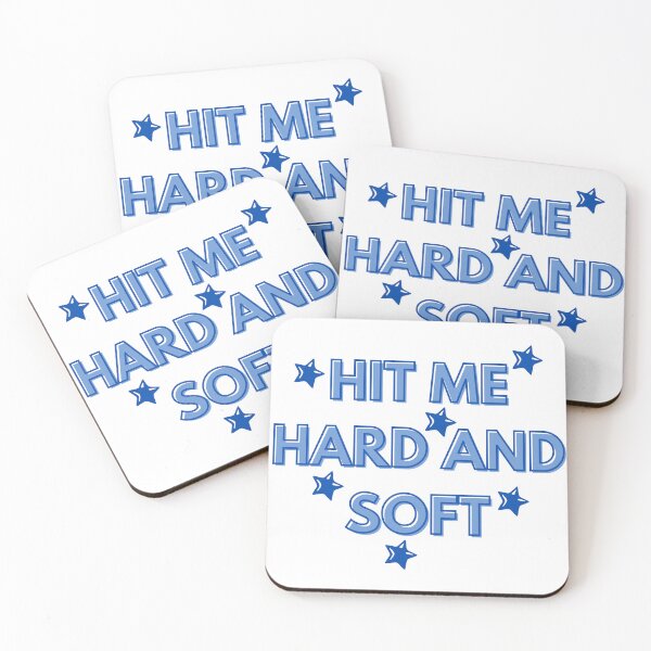 Item preview, Billie Eilish HIT ME HARD AND SOFT Blue Stars Transparent designed and sold by BRITTSTICKERSS.
