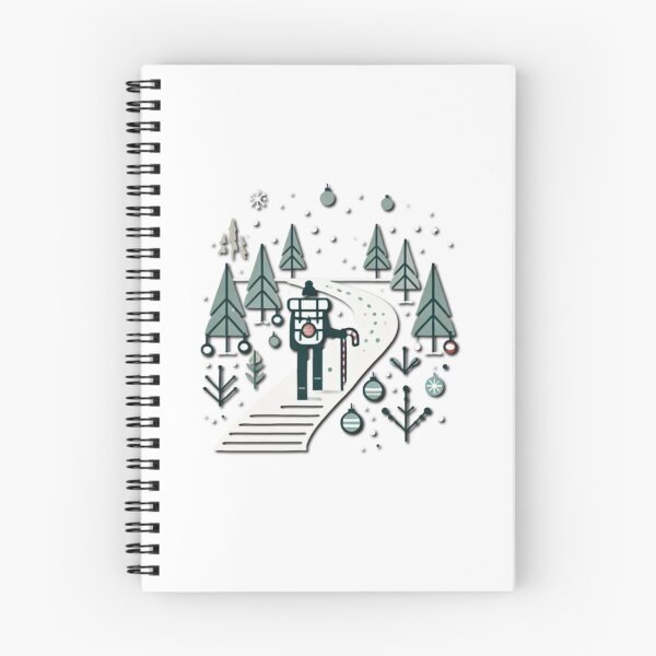 Artikelvorschau, Winter Wonderland Hiker - Festliches Weihnachtsabenteuer-Design entworfen und verkauft von HopeLoom.