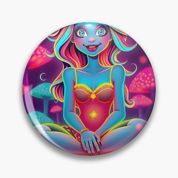 Item preview, Happy on a Mushroom, Psychedelics, neon Lights  designed and sold by Shs-Kenya.