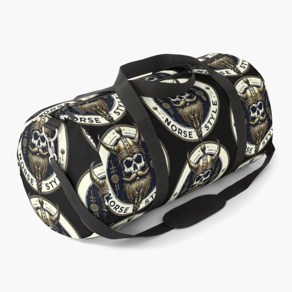 Item preview, Norse Style Beard Viking Skull Vintage designed and sold by TomFrontierArt.