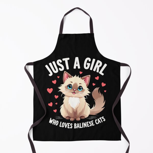 Item preview, Just A Girl Who Loves Balinese Cats: Balinese Cat designed and sold by printmala.