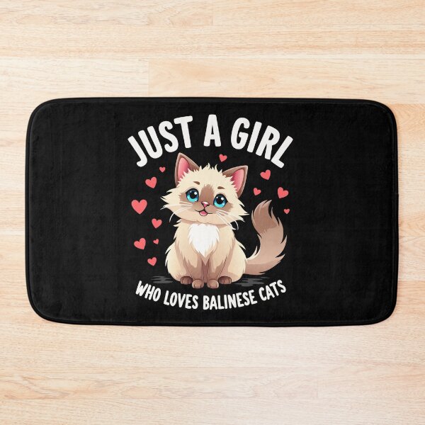 Item preview, Just A Girl Who Loves Balinese Cats: Balinese Cat designed and sold by printmala.