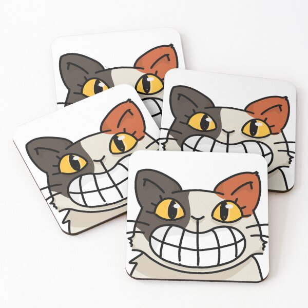 Item preview, smiling cat  designed and sold by ducsooup.
