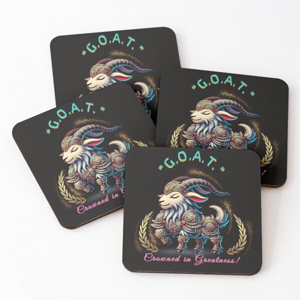 Item preview, "G.O.A.T." Legendary Armored Goat Design - From The "SAY WHAT NOW ?!?" Collection By TOUDOU DIGITAL designed and sold by ToudouDesign.