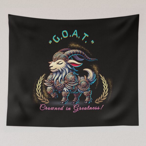 Item preview, "G.O.A.T." Legendary Armored Goat Design - From The "SAY WHAT NOW ?!?" Collection By TOUDOU DIGITAL designed and sold by ToudouDesign.