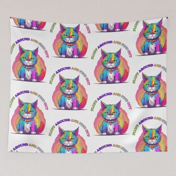 Item preview, Fluff Around and Find Out Cat designed and sold by ladykayg.