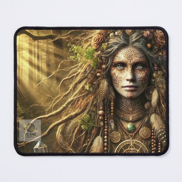 Item preview, Earth Crystal Shaman - Guardian of Sacred Energy designed and sold by Te-Ane.