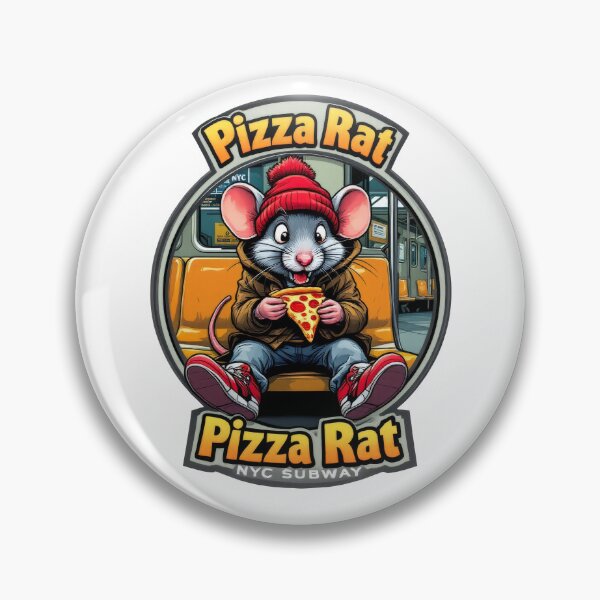 Item preview, Pizza Rat New York Subway NYC Subway Train  designed and sold by MayaDelaye.