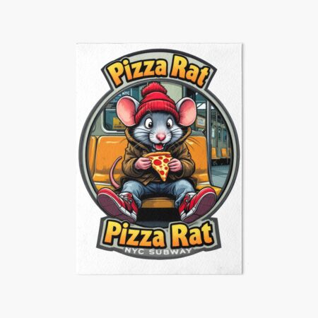 Artikel-Vorschau von Pizza Rat New Yorker U-Bahn NYC U-Bahn, designt und verkauft von MayaDelaye.