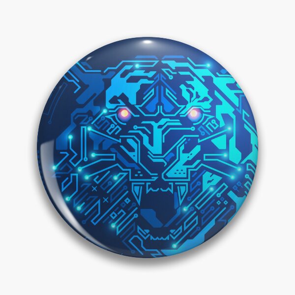 Item preview, tiger cyber security designed and sold by NiamLab.